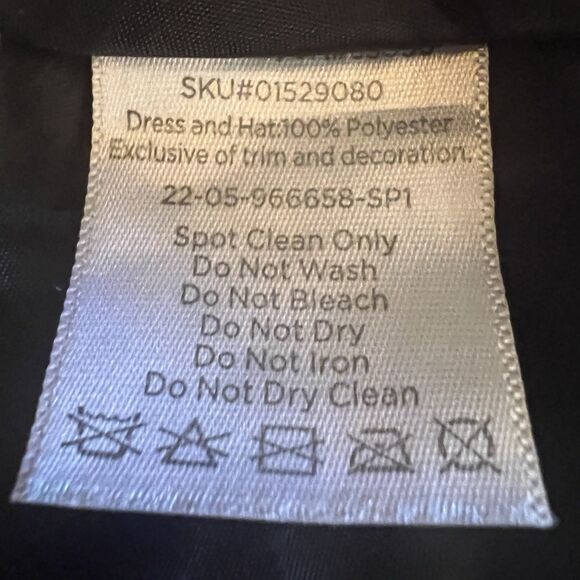 Spirit Halloween Witch Costume 5-6T Light-Up Skirt + Hat Moon Stars - Picture 13 of 14